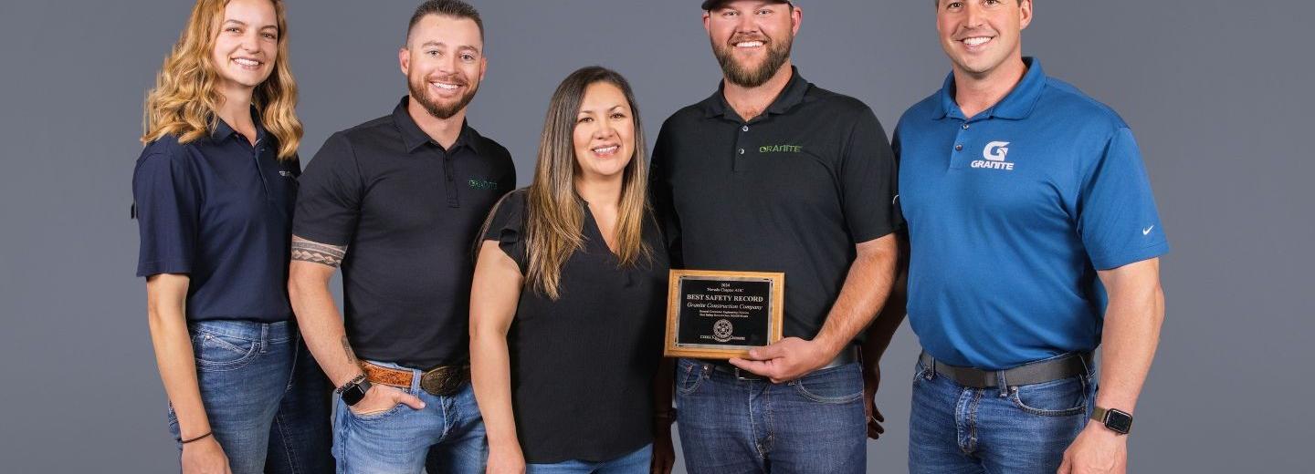 Granite’s Nevada Region Honored with 2024 PINNACLE Award and Safety Recognition from AGC